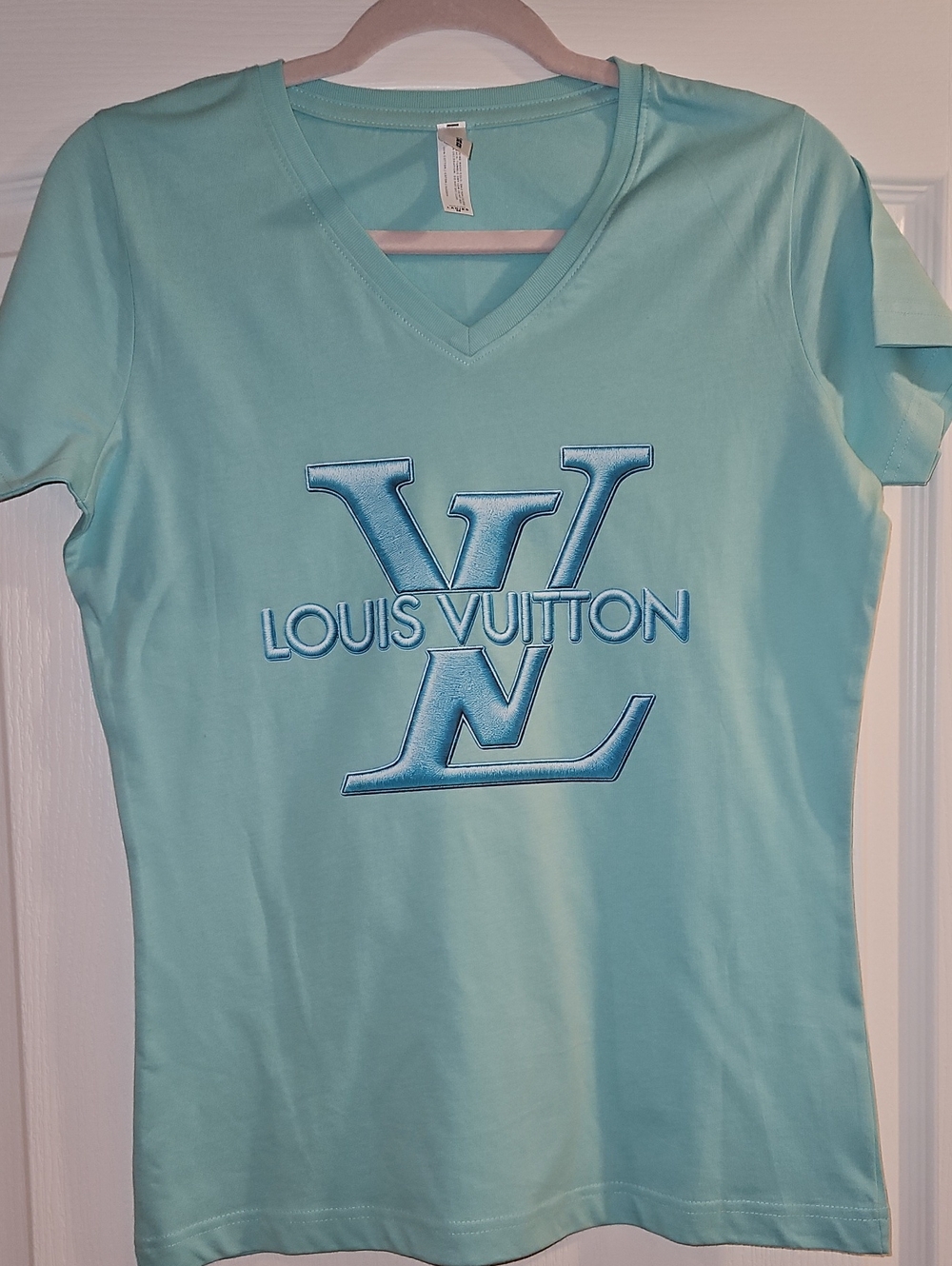 Women's Graphic Shirt V Neck Custom Print By Aquaguard New